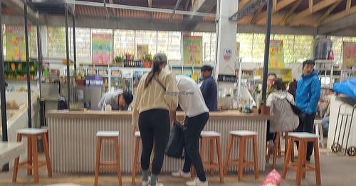 Booth view at Brew Brothers Specialty Coffee in Cuzco