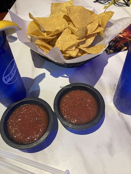 Salsa and chips at Frida's Modern Mexican in Athens