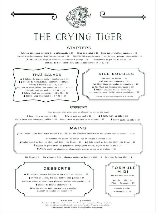  at The Crying Tiger Paris 9 in île-de-france