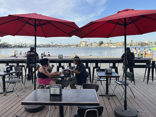 View across the bay  at Grill 'Em All in Long Beach