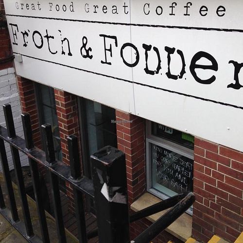 Entrance at Froth and Fodder in Leeds