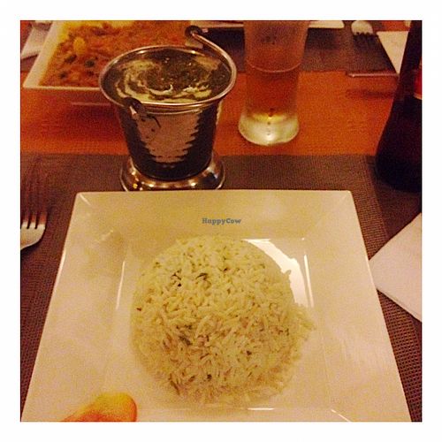 Aloo Paneer at Ganesha Restaurante in Cartagena