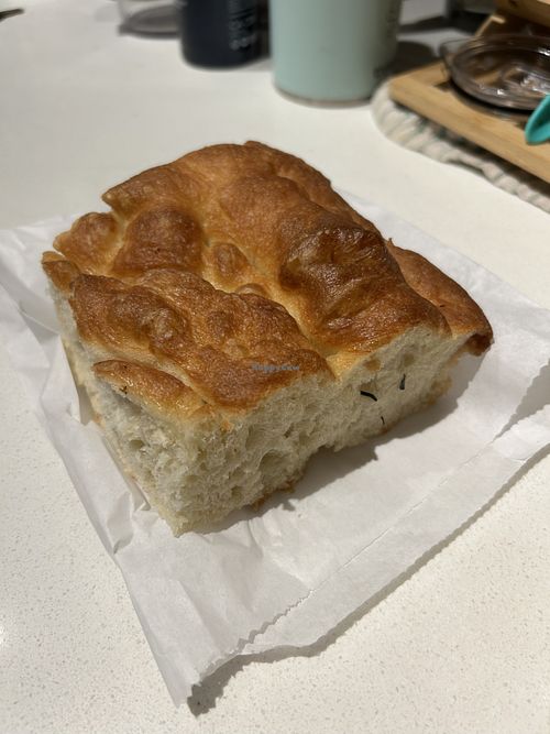 Rosemary focaccia w/ hummus   at sweetgreen in Seattle