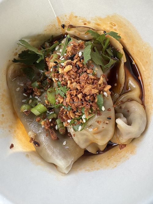 Dumplingss  at Nan's Noodle House in Calgary