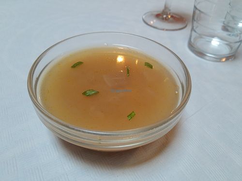 Soup at Baratza Kafea in Pamplona