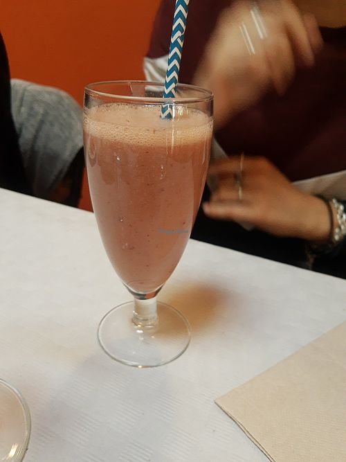 Smoothie dessert at Baratza Kafea in Pamplona