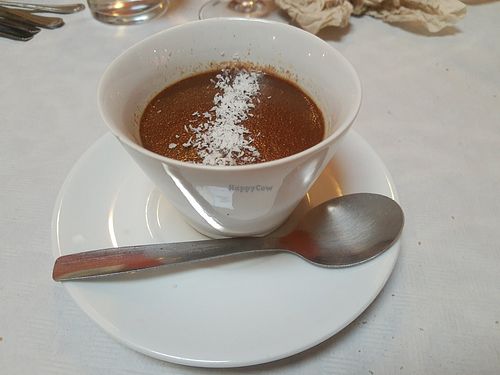 Chocolate dessert at Baratza Kafea in Pamplona