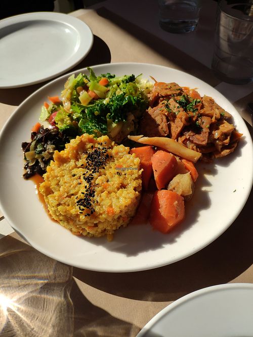 Dish of the day at Baratza Kafea in Pamplona