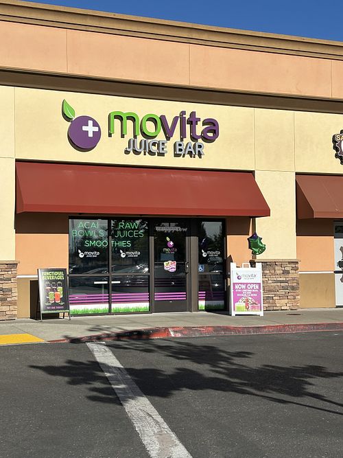 Store front   at Movita Juice Bar in Rocklin