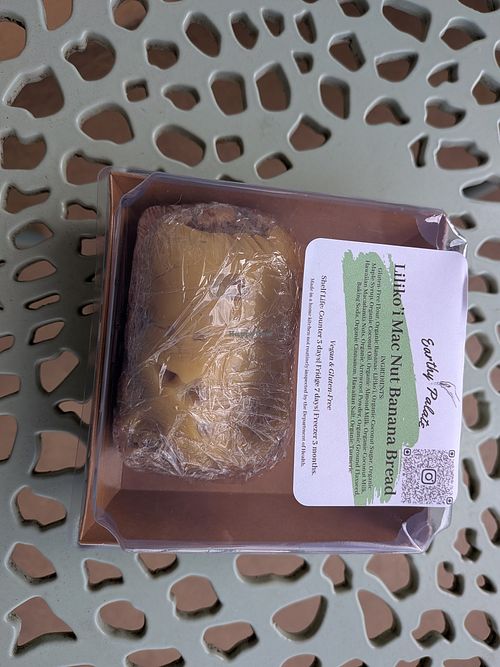 Passion fruit banana bread at Earthy Palate Bakery - Pop Up in Honolulu