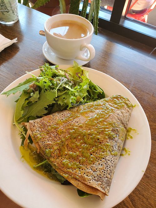 Herbivore Crêpe at Starving Artist Creperie and Cafe in Lee