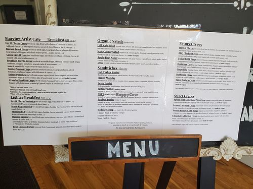  at Starving Artist Creperie and Cafe in Lee