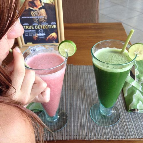 Juices at Divine Earth in Seminyak