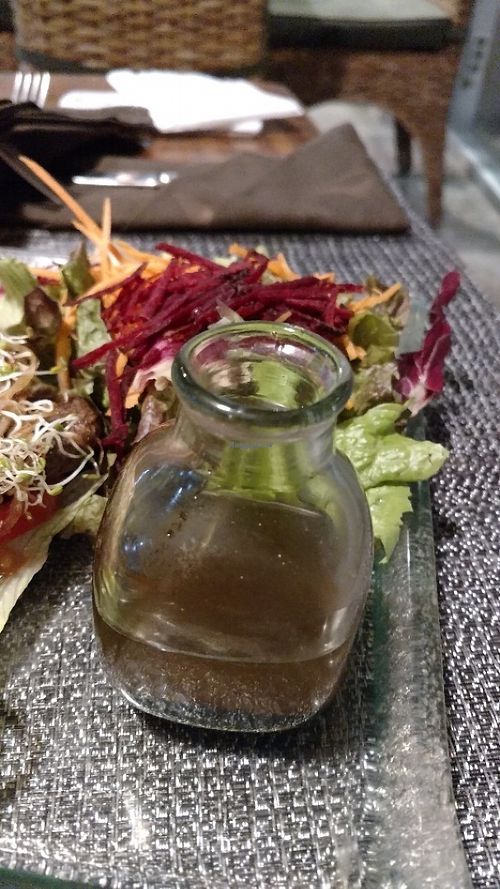 Lovely salad at Divine Earth in Seminyak