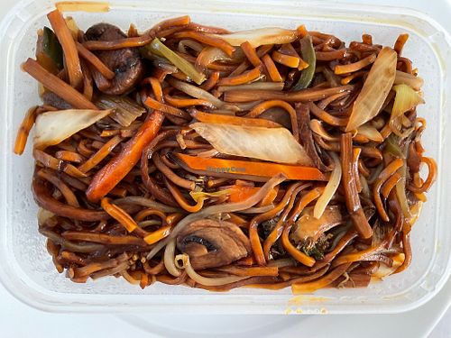 Vegetable chow main at Bamboo Chinese & Thai Restaurant in Cumbria