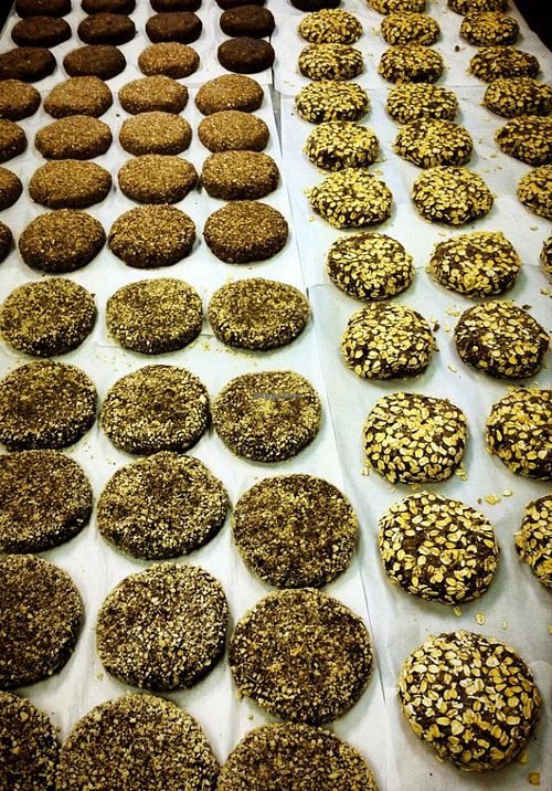 All of Iss' Magic Mixes Oatmeal Cafe Burgers are handcrafted, made with fresh ingredients and each one has a different flavor. Islander, Mexicali, Vindy Jewels & the Goombah. All vegan, all incredible   at Iss' Magic Mixes Oatmeal Cafe in Mesa