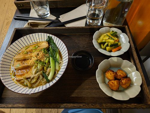 Tofu noodle soup set at MULAN Nouilles BAR - 木蘭 in Paris