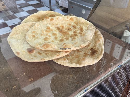 Fresh bread just out of the tandoor ovenn  at Baghdad in London