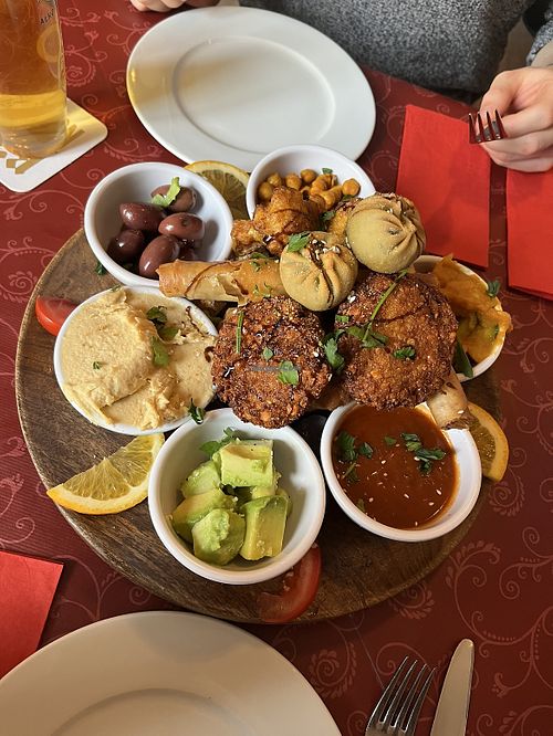 Vegane Tapas Platte  at Hamro Nepali Restaurant & Bar in Hessen