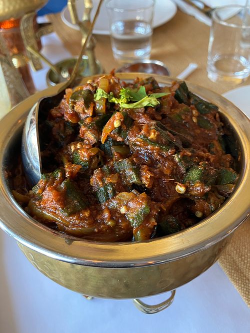 Okra at Mr & Mrs Singh Kitchen in Edmonton