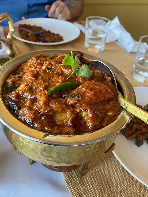 Eggplant at Mr & Mrs Singh Kitchen in Edmonton