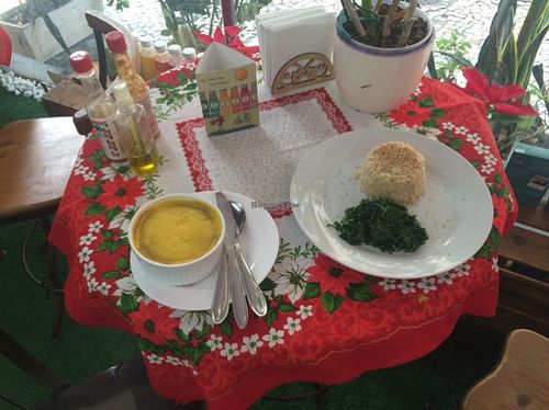 daily, two options of meal at Organici in Rio De Janeiro