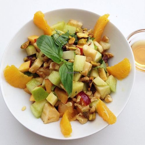 Fruit Salad with Maple Syrup at Anastasia in Tel Aviv