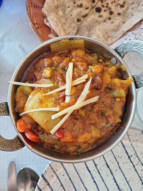 Vegetable Bhuna at Taste of India in Mallorca