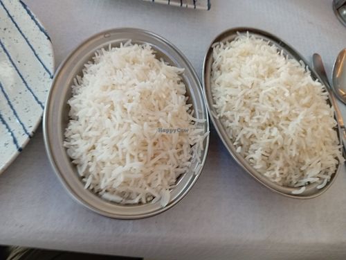 Boiled Rice at Taste of India in Mallorca