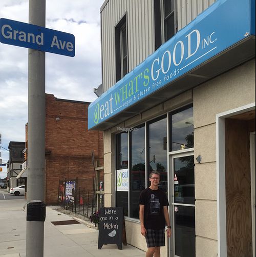 front entrance at Eat What's Good in Chatham