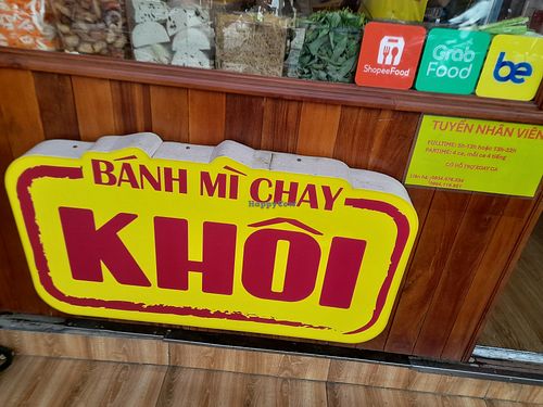 Name at Bánh Mì Chay Khôi in Ho Chi Minh City