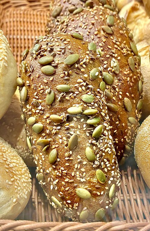Pumpkin seed roll at Scarlet's German Bakery - Festival City in Dubai