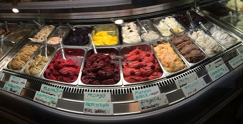 Vegan Gelatos at CamBio Vita in Rome