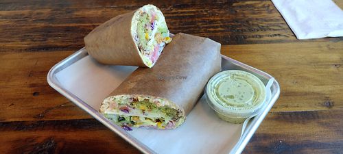 Vegan wrap at Spitz Hillsboro in Hillsboro