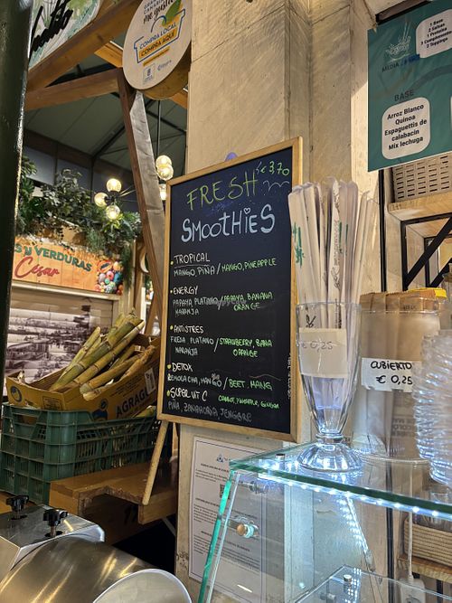 Smoothie menu  at El Chiringuito Poke_Cocktail_Bar in Canarias