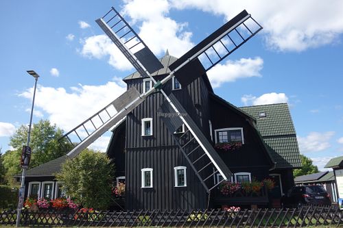 Yes, this windmill houses a restaurant! at Restaurant Kräutermühle Burg (Spreewald) in Burg