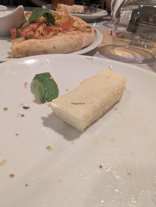 Fried Polenta at Vitto Pitagorico in Aversa