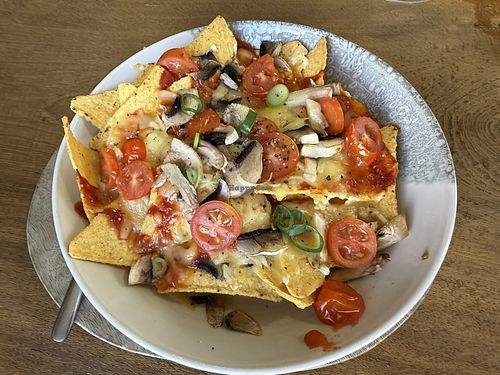 Vegan nachos   at INFUSE in Coleraine