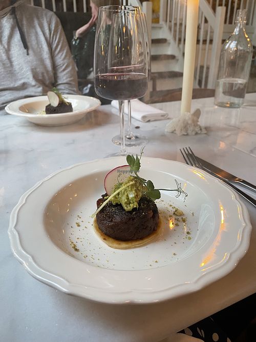 Beetroot galauti   at Amsterdam City Farm  in Amsterdam