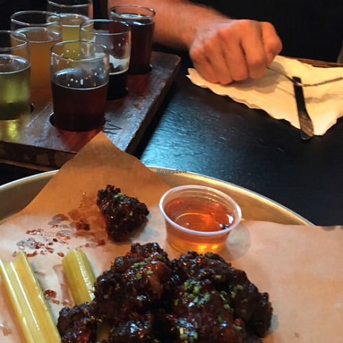 wings!  at Against the Grain in Louisville