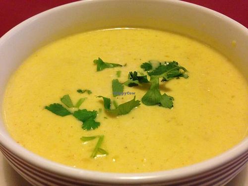 coconut soup  at Purnima Bangladeshi Cuisine in Chamblee