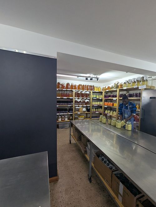 Inside at Feast of Eden Fermentary  in Sedgefield