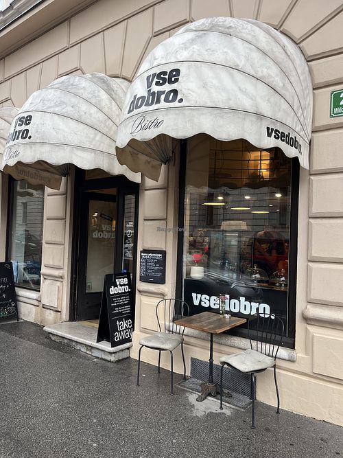 Street view  at Vsedobro. in Ljubljana