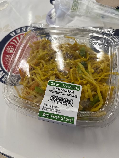 not bad noodles. only option o found besides rice and beans from a burrito place. great lil find  at ORD - Rush Street Bar - T3 in Chicago