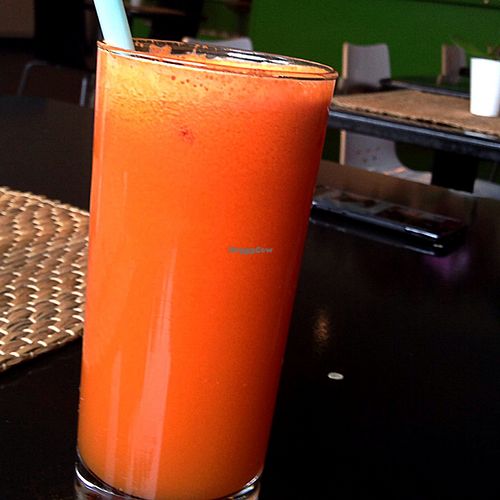 Colourful Tasty Juices at Fi Real in Bristol