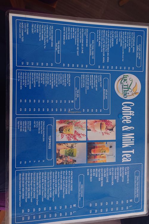 Menu page 1 at Lục Thảo Food & Drinks in Thành Phố Hồ Chí Minh