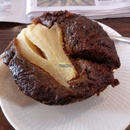 sticky date muffin,  vegan  at Dad and Dave's Cafe in Yarraville