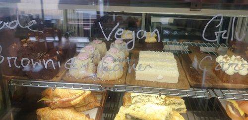 Regularly changing sweet selection at Dad and Dave's Cafe in Yarraville