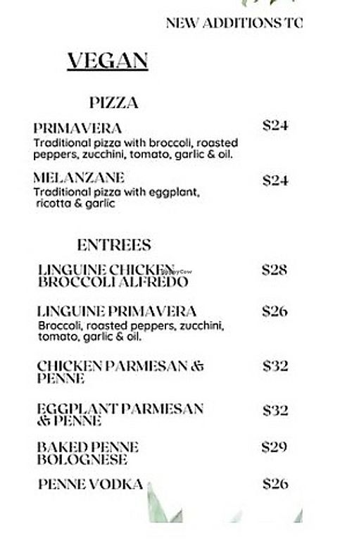 Be sure to ask for the vegan menu. at The Smashed Olive in Washington