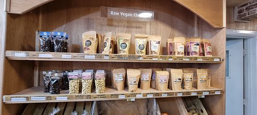 Vegan raw chocolate at The Good Food Shop Totnes in England
